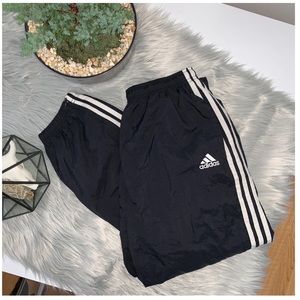 Vintage Adidas Black Track Pants Size Large
